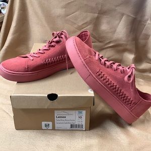 Toms Lenox Rose Suede Sneaker Size 10